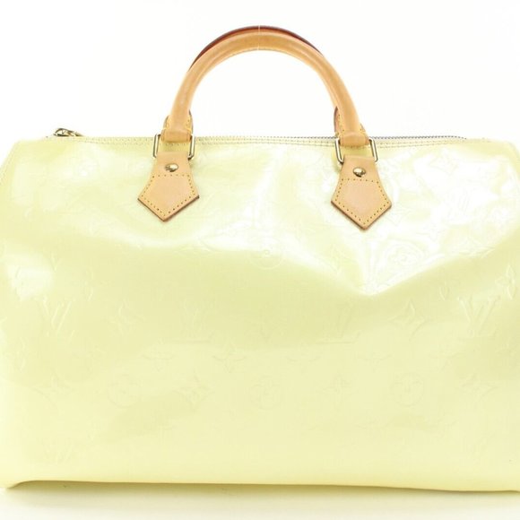 Louis Vuitton Extremely Rare Perle Vernis Speedy 35 3LVJ1108 - Picture 6 of 12